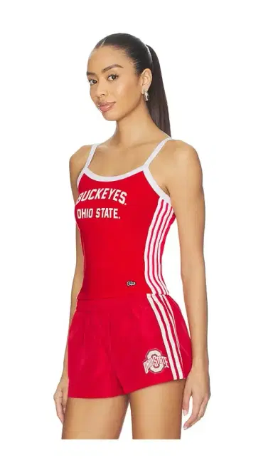 Hype and Vice Ohio State University Sideline Stripes Tank Top | Thumbnail 2