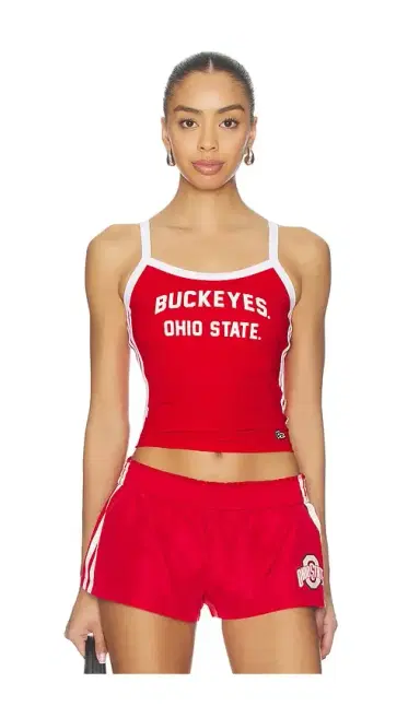 Hype and Vice Ohio State University Sideline Stripes Tank Top | Thumbnail 1
