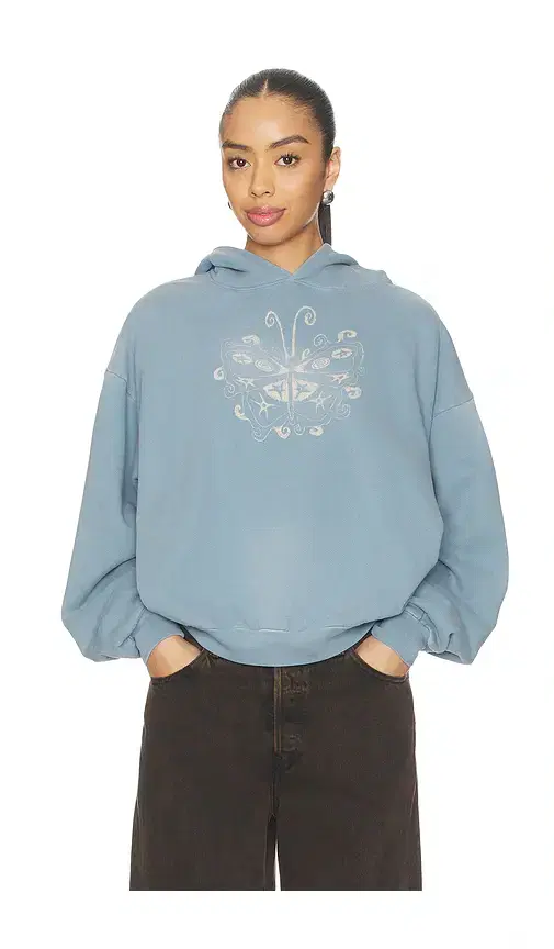 DAYDREAMER Witchy Butterfly Oversized Hoodie
