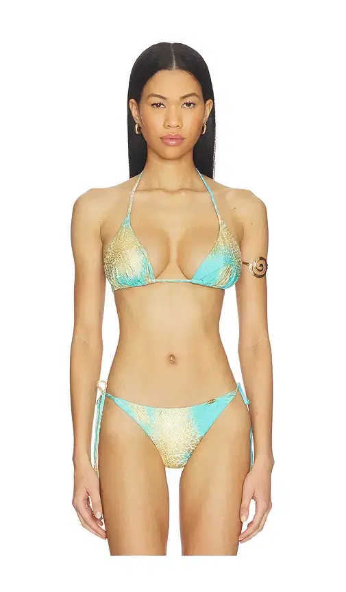 Luli Fama Seamless Triangle Bikini Top
