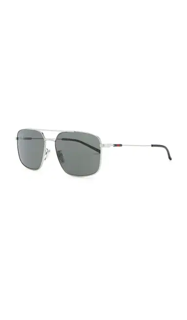 Gucci Web Stripe Rectangular Sunglasses | Thumbnail 2
