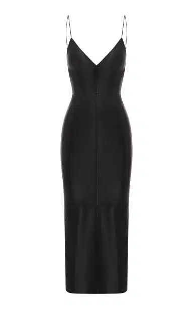 Alex Perry Leather Bikini Midi Dress | Thumbnail 2 Alex Perry Leather Bikini Midi Dress | Thumbnail 2