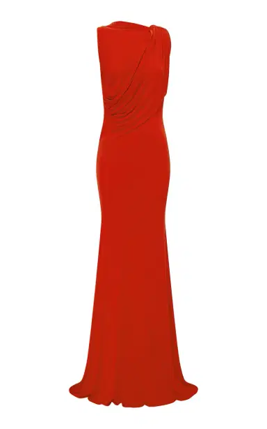 Alex Perry Sleeveless Open-Back Drape Gown | Thumbnail 3 Alex Perry Sleeveless Open-Back Drape Gown | Thumbnail 3
