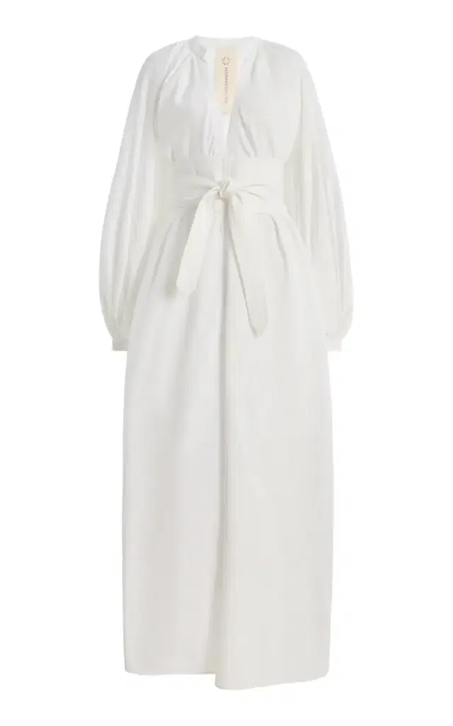 Marrakshi Life The Touareg Balloon-Sleeve Cotton Dress
