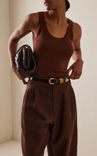 Déhanche Hollyhock Leather Belt | Thumbnail 2 Déhanche Hollyhock Leather Belt | Thumbnail 2
