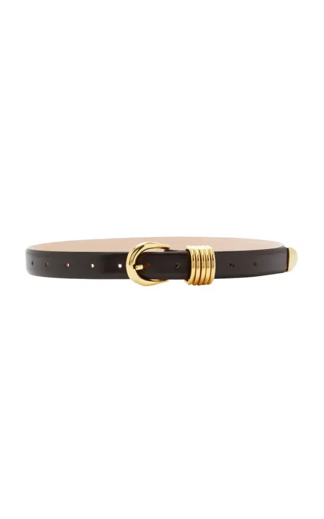 Hollyhock Leather Belt