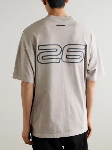 Fear of God Essentials 90s Oversized Logo-Print Cotton-Jersey T-Shirt - Men | Thumbnail 3