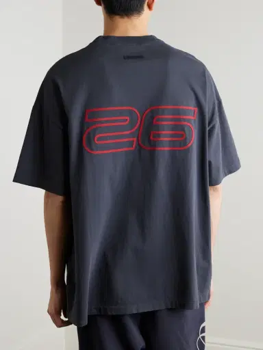Fear of God Essentials 90s Oversized Logo-Print Cotton-Jersey T-Shirt - Men | Thumbnail 3 Fear of God Essentials 90s Oversized Logo-Print Cotton-Jersey T-Shirt - Men | Thumbnail 3