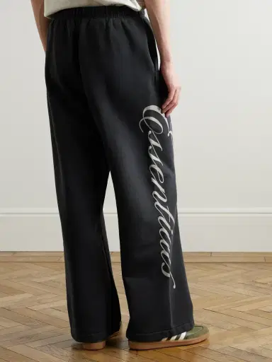 Fear of God Essentials Logo-Print Cotton-Jersey Sweatpants - Men | Thumbnail 4