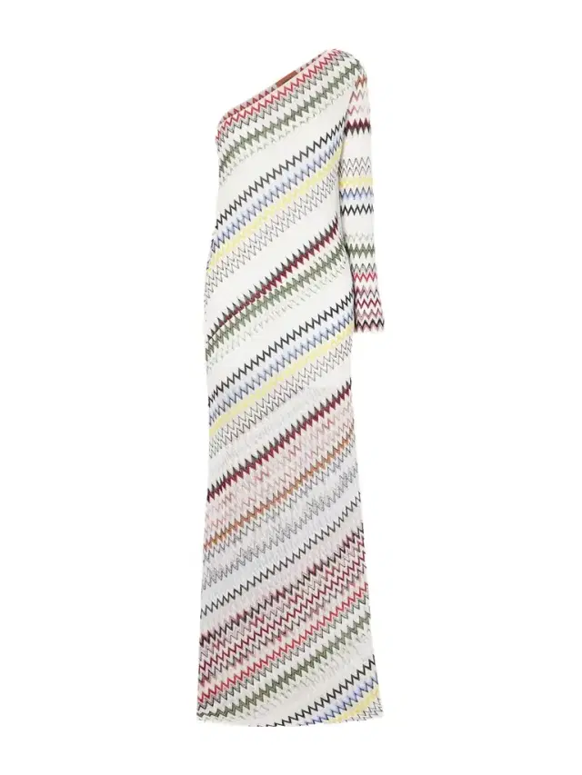 Striped Crochet-knit Maxi Dress