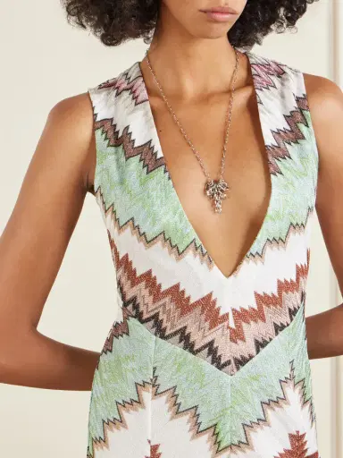 Missoni Striped Metallic Crochet-knit Maxi Dress | Thumbnail 4