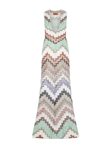 Missoni Striped Metallic Crochet-knit Maxi Dress | Thumbnail 1