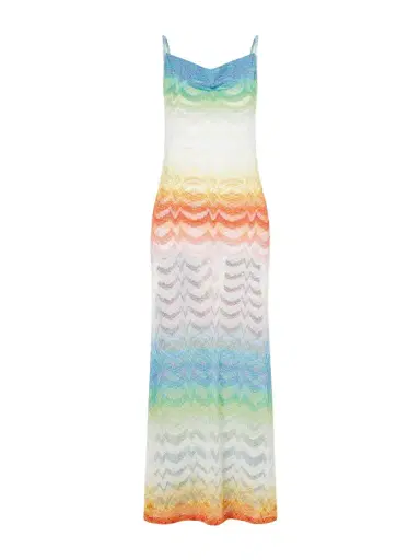 Missoni Striped Metallic Crochet-knit Coverup | Thumbnail 1