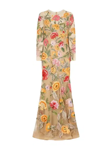 Carolina Herrera Sequin-detailed Embroidered Tulle Gown | Thumbnail 1