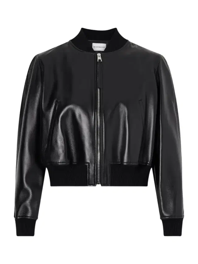 Leather Bomber Jacket
