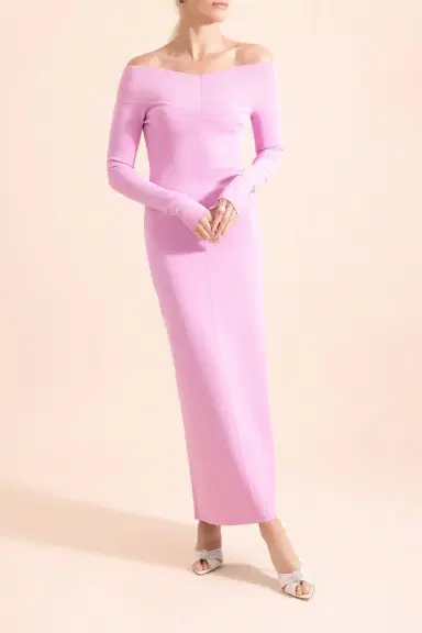 Stella McCartney Compact Knit Long Sleeve Dress | Thumbnail 2
