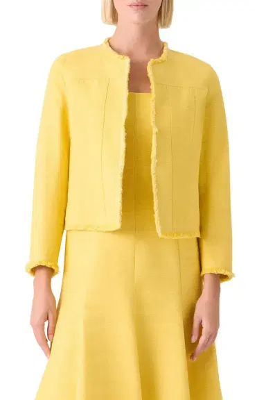 Akris punto Fitted Crop Jacket | Thumbnail 3 Akris punto Fitted Crop Jacket | Thumbnail 3