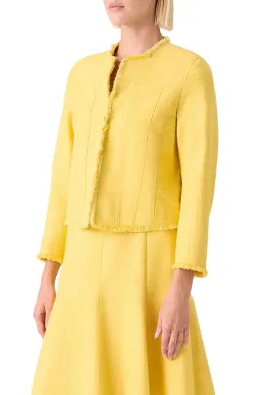 Akris punto Fitted Crop Jacket | Thumbnail 4 Akris punto Fitted Crop Jacket | Thumbnail 4