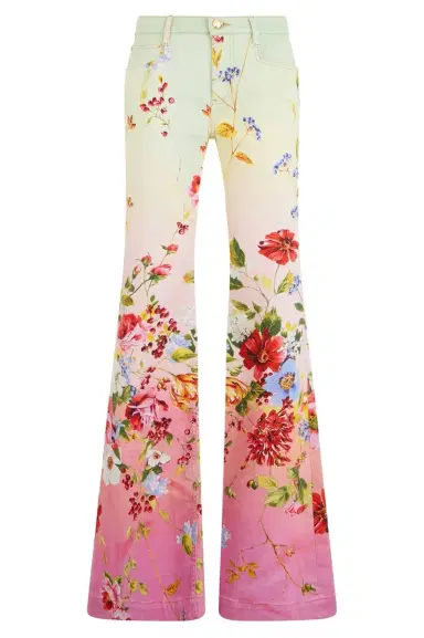 Roberto Cavalli Miami Flowers Flare Pant | Thumbnail 1