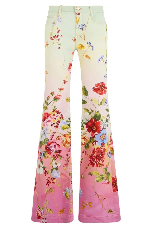 Miami Flowers Flare Pant