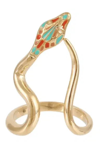 Gas Bijoux Orange Brown Naja Ring | Thumbnail 1 Gas Bijoux Orange Brown Naja Ring | Thumbnail 1