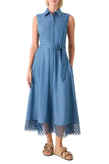 Akris punto Sleeveless Midi Dress | Thumbnail 2