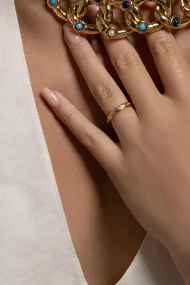 Gas Bijoux Turquoise Bambini Liane Ring | Thumbnail 3