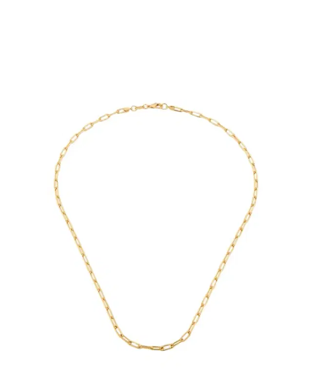 Small Paperclip Link Necklace