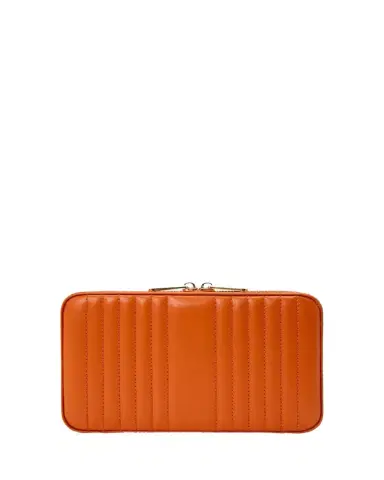 Wolf Maria Rectangle Quilted Zip Jewelry Case | Thumbnail 1 Wolf Maria Rectangle Quilted Zip Jewelry Case | Thumbnail 1