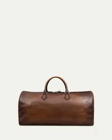 Berluti Men's Jour Off Leather Travel Bag, L | Thumbnail 3 Berluti Men's Jour Off Leather Travel Bag, L | Thumbnail 3