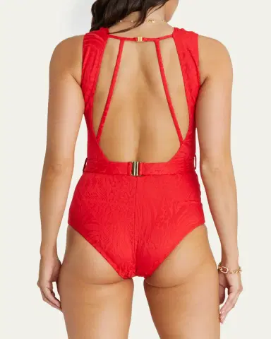 Aqua Blu Australia Rossa Prudence Cutout One-Piece Swimsuit | Thumbnail 4