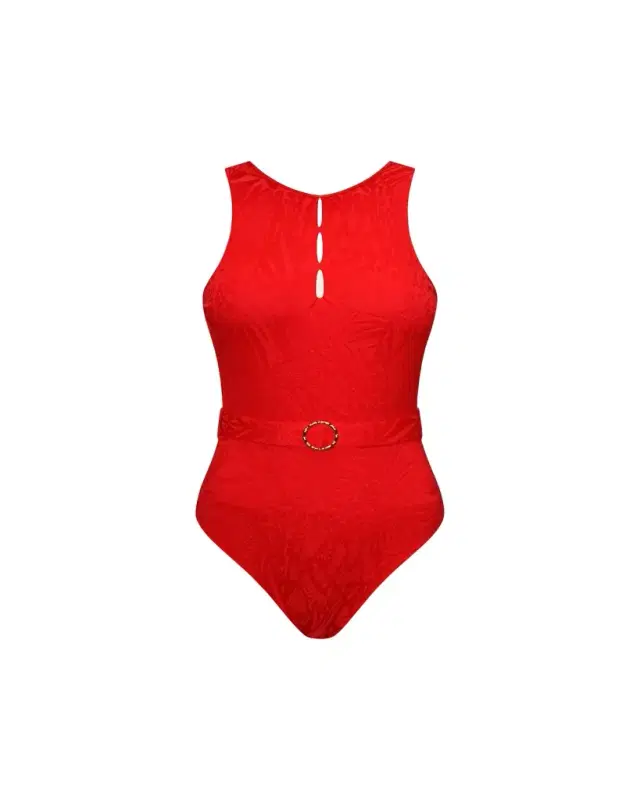 Aqua Blu Australia Rossa Prudence Cutout One-Piece Swimsuit