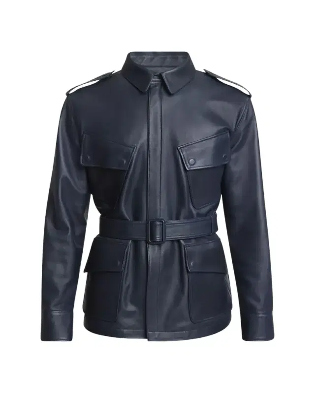 Givenchy Men's Leather Safari Jacket