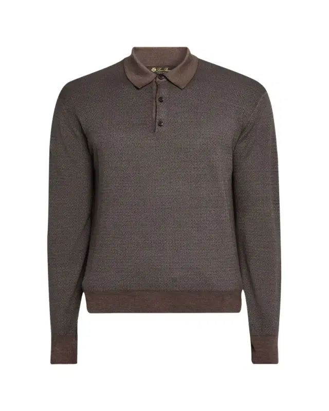 Men's Jacaranda Long-Sleeve Polo Shirt