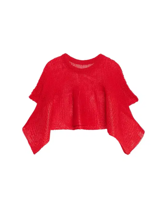 Open-Knit Sleeveless Top