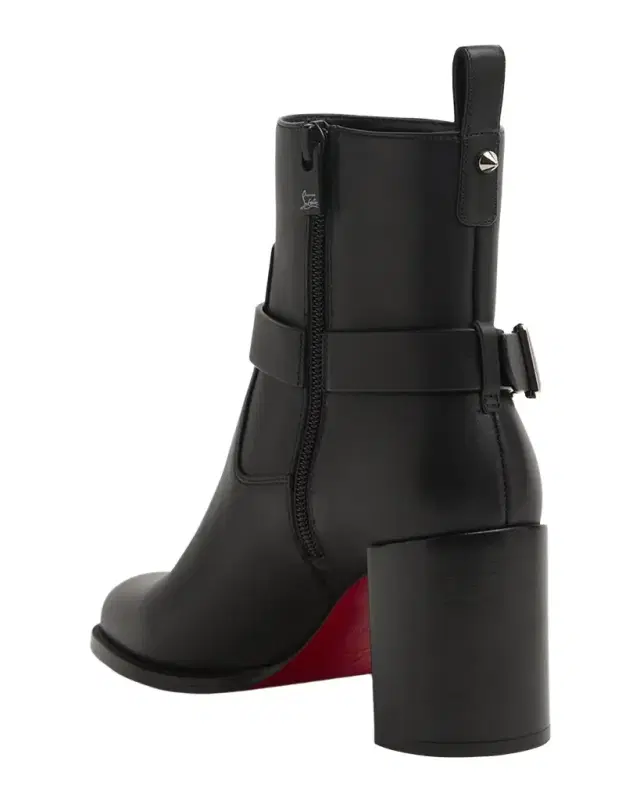 Christian Louboutin 70mm Dianouchette Leather Ankle Booties
