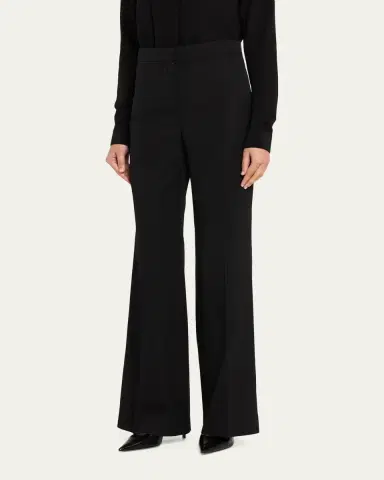 Stella McCartney Flare-Leg Wool Pants | Thumbnail 4 Stella McCartney Flare-Leg Wool Pants | Thumbnail 4