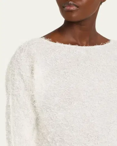 Issey Miyake Shifted Fuzzy Pleated Long-Sleeve Top | Thumbnail 5 Issey Miyake Shifted Fuzzy Pleated Long-Sleeve Top | Thumbnail 5