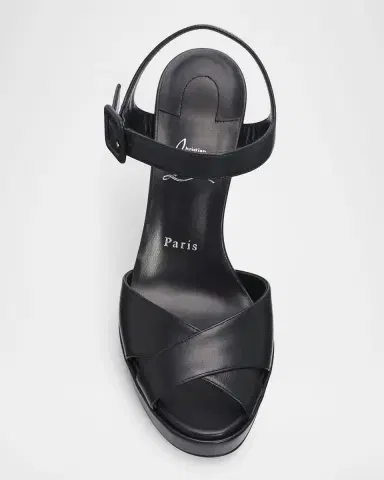 Christian Louboutin 100mm Cora Leather Sandals | Thumbnail 26 Christian Louboutin 100mm Cora Leather Sandals | Thumbnail 26