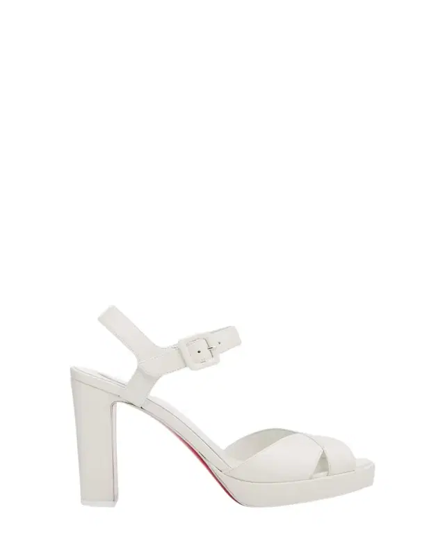 100mm Cora Leather Sandals