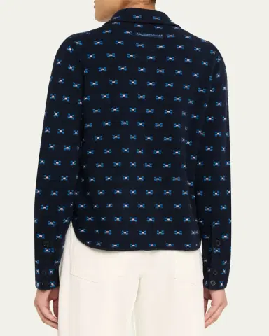 Guest In Residence Dylan Tweed Cashmere Shirt | Thumbnail 3