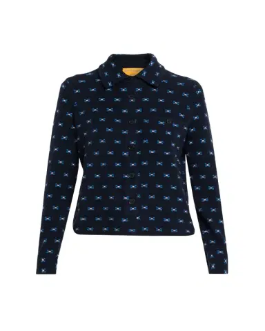 Guest In Residence Dylan Tweed Cashmere Shirt | Thumbnail 1