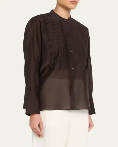 TWP The Night Before Cotton-Silk Organza Top | Thumbnail 4