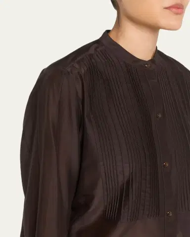 TWP The Night Before Cotton-Silk Organza Top | Thumbnail 5