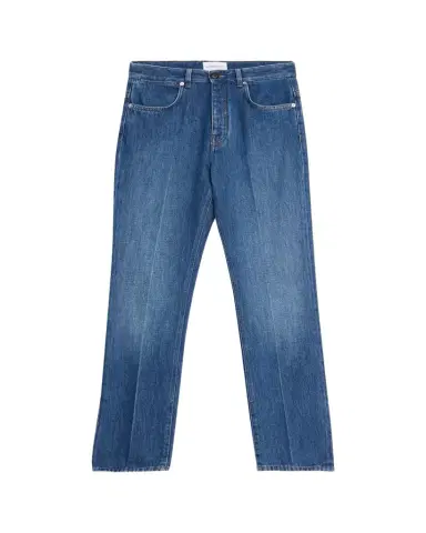 Givenchy Men's Shadow-Wash Slim Straight-Leg Jeans | Thumbnail 1 Givenchy Men's Shadow-Wash Slim Straight-Leg Jeans | Thumbnail 1