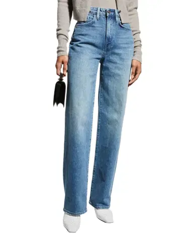 Lafayette 148 New York Wyckoff Italian Heritage 13 oz Wide-Leg Jeans | Thumbnail 1 Lafayette 148 New York Wyckoff Italian Heritage 13 oz Wide-Leg Jeans | Thumbnail 1