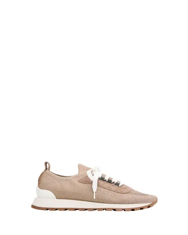 Sparkling Knit Runner Sneakers