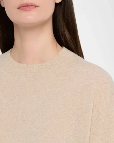 Lafayette 148 New York Oversized Elbow-Sleeve Cashmere Sweater | Thumbnail 9