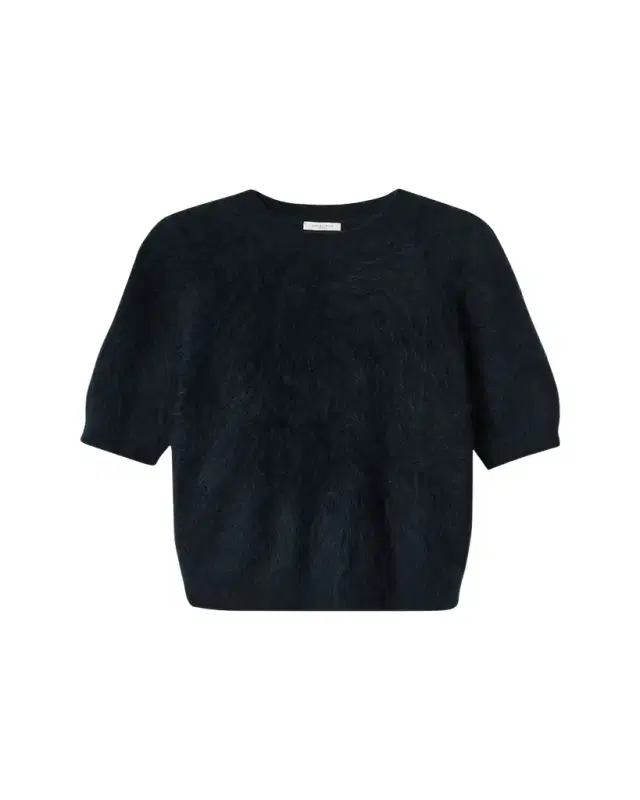 Short-Sleeve Brushed Cashmere Sweater