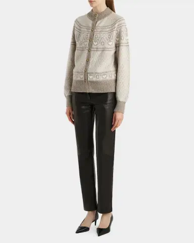 Khaite Marc Cashmere Fair Isle Cardigan | Thumbnail 6 Khaite Marc Cashmere Fair Isle Cardigan | Thumbnail 6